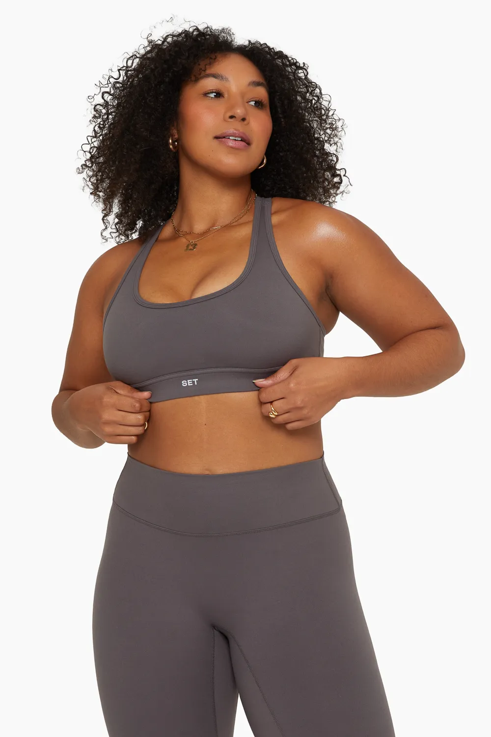 FORMCLOUD® RACER BACK BRA - GRAPHITE sold by SETactive product image thumbnail 4