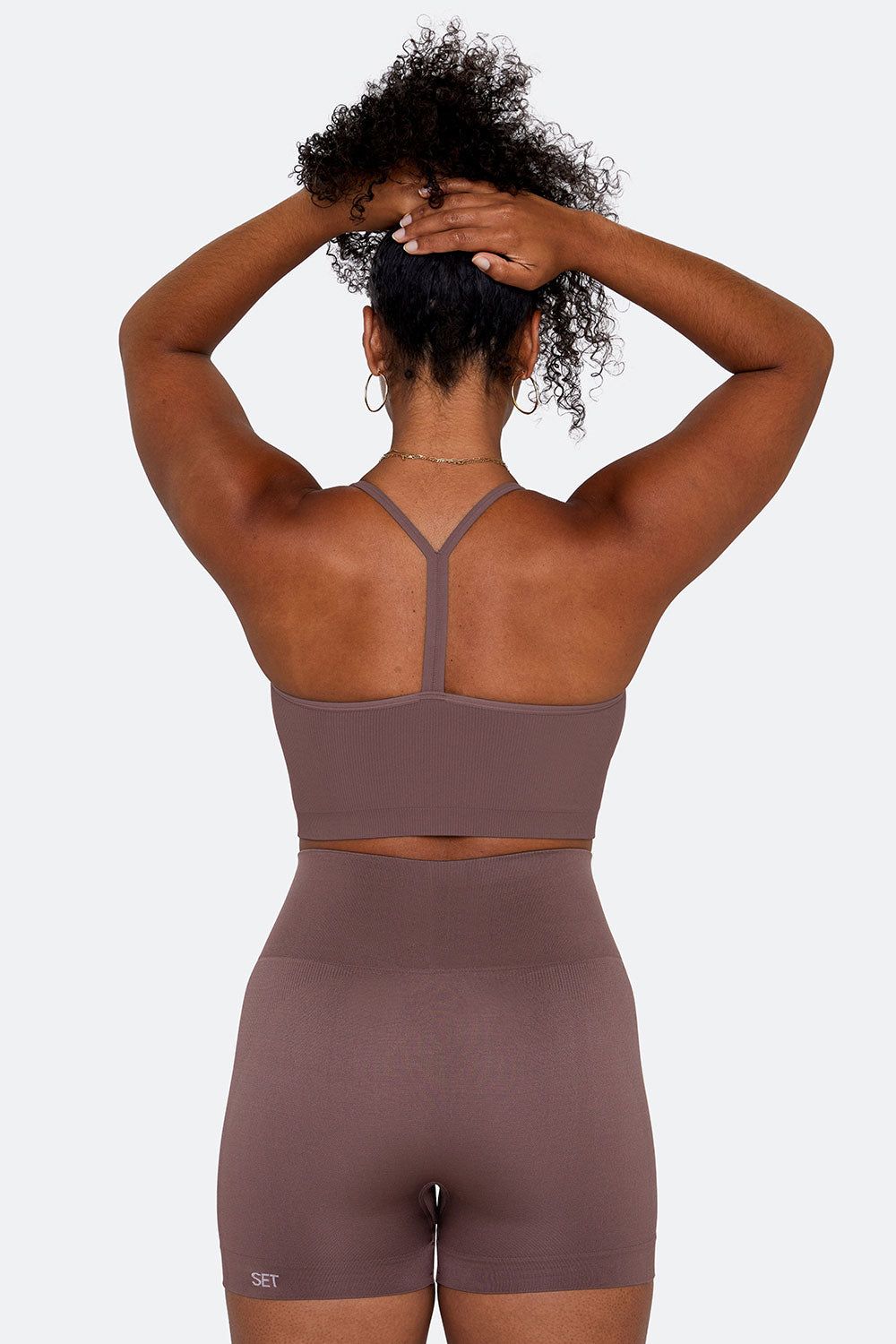 SCULPTFLEX® RIBBED V BRA - PEPPER sold by SETactive product image thumbnail 2