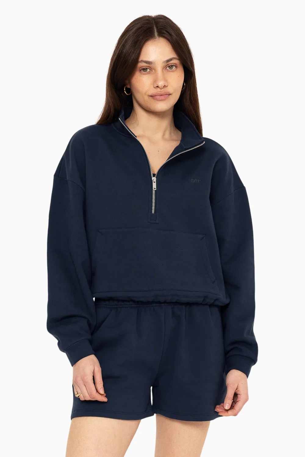 HEAVYWEIGHT SWEATS HALF ZIP - OXFORD sold by SETactive