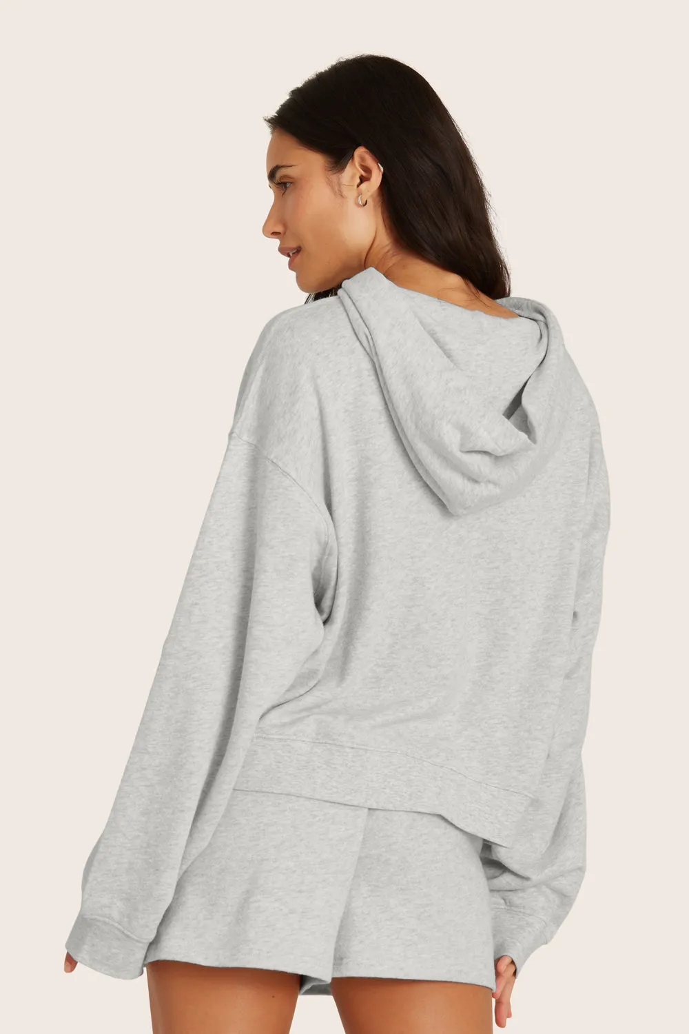 LIGHTWEIGHT SWEATS CLASSIC HOODIE - HEATHER GREY sold by SETactive product image thumbnail 2