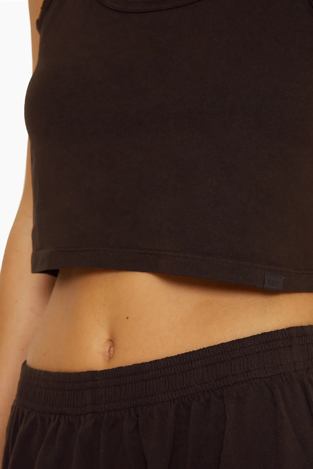 EASY RELAXED TANK - ESPRESSO sold by SETactive product image thumbnail 2