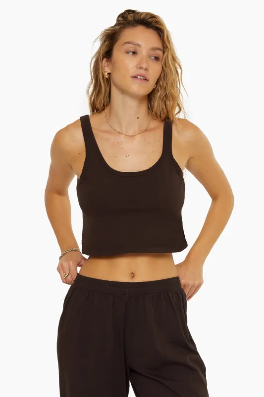 EASY RELAXED TANK - ESPRESSO sold by SETactive