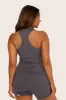 CLASSIC COTTON DAILY RACER TANK - GRAPHITE sold by SETactive