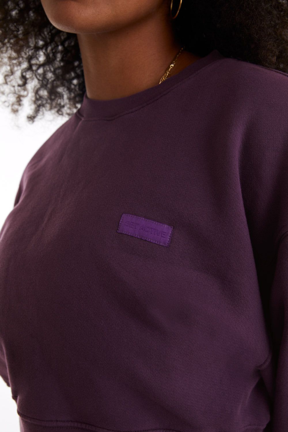 CROPPED CREWNECK - SPARKLE sold by SETactive product image thumbnail 2