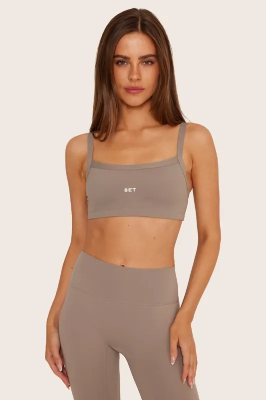 SPORTBODY® SCOOP BRA - STONE sold by SETactive