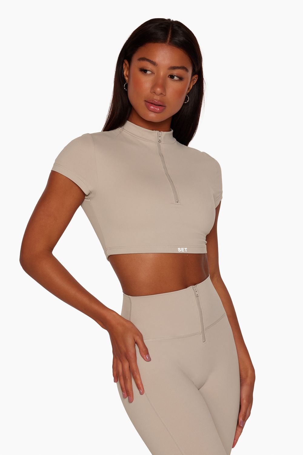 SPORTBODY® MOCK ZIP BRA - SUMMIT sold by SETactive product image thumbnail 2