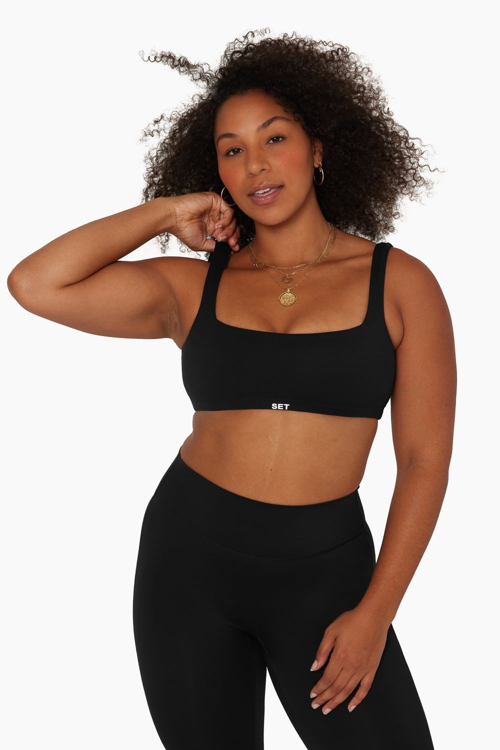 SPORTBODY® SQUARE BACK BRA - ONYX sold by SETactive product image thumbnail 3