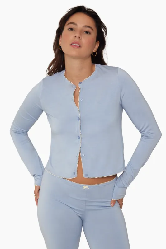 SLEEP JERSEY SLEEP CARDIGAN - WISH made by SETactive