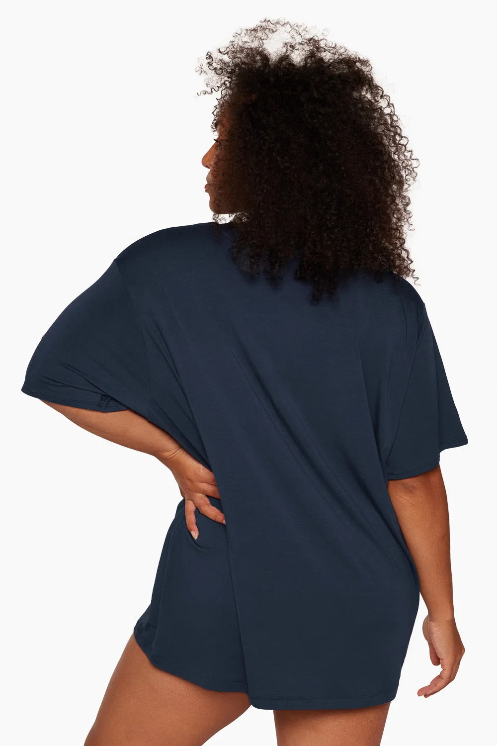 SET SLEEP® OVERSIZED BOYFRIEND SLEEP TEE - OXFORD sold by SETactive product image thumbnail 3