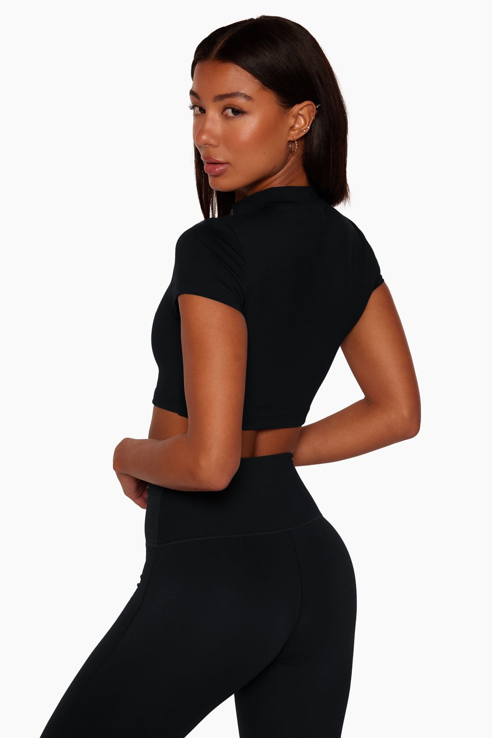 SPORTBODY® MOCK ZIP BRA - ONYX sold by SETactive product image thumbnail 2