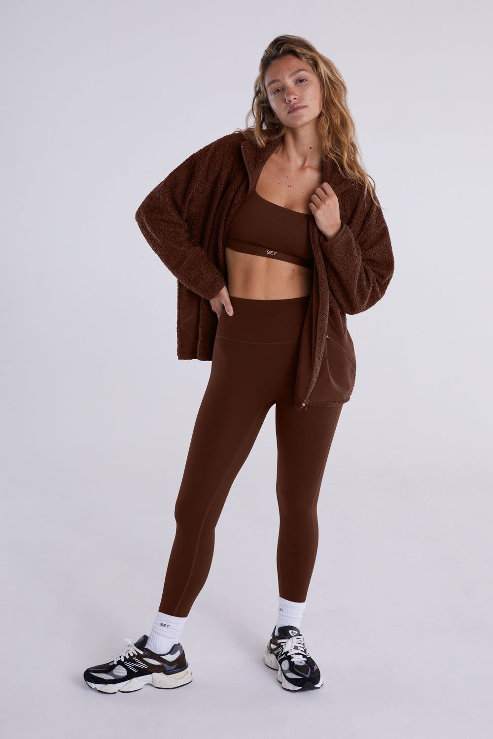 FLEECE BOYFRIEND JACKET - COCO sold by SETactive product image thumbnail 2