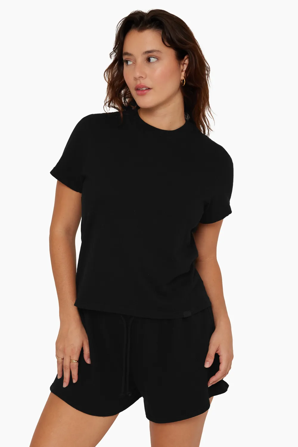 CLASSIC COTTON MID TEE - ONYX sold by SETactive