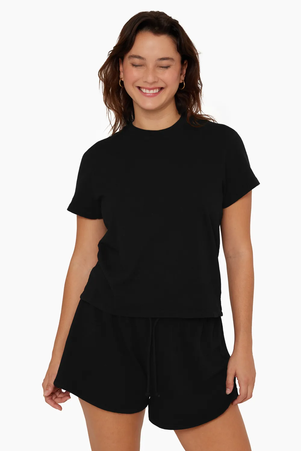 CLASSIC COTTON MID TEE - ONYX sold by SETactive product image thumbnail 3