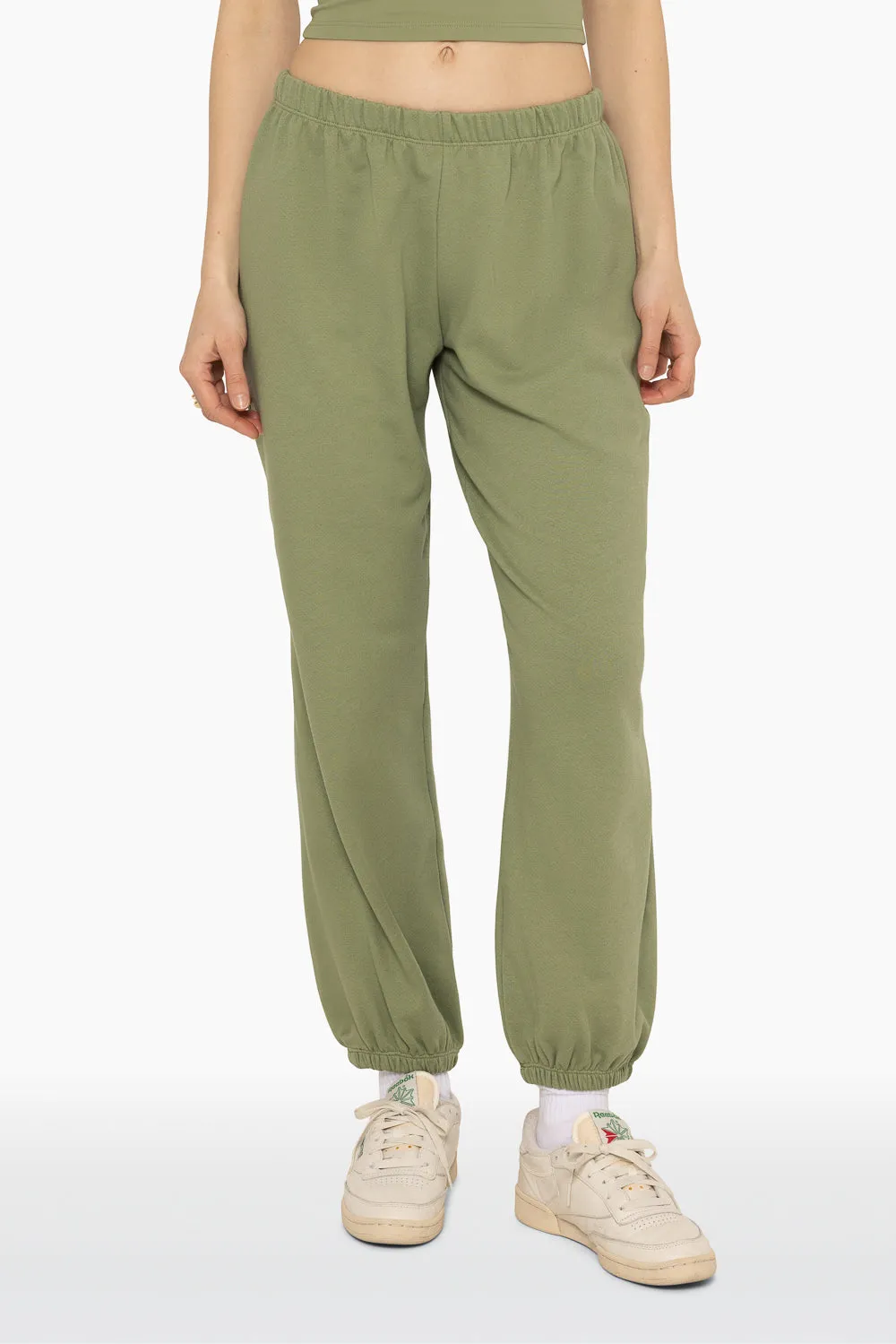 LIGHTWEIGHT SWEATS CLASSIC SWEATPANTS - PISTACHIO sold by SETactive