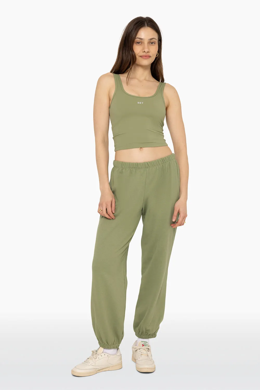 LIGHTWEIGHT SWEATS CLASSIC SWEATPANTS - PISTACHIO sold by SETactive product image thumbnail 2