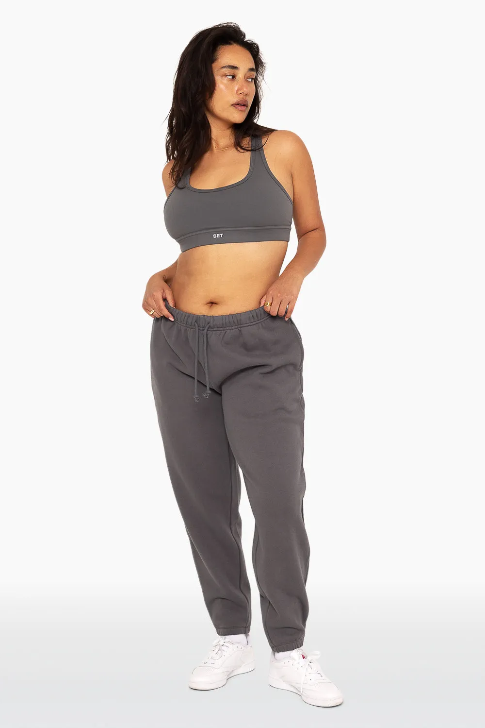 HEAVYWEIGHT SWEATS DRAWSTRING SWEATPANTS - GRAPHITE sold by SETactive product image thumbnail 5