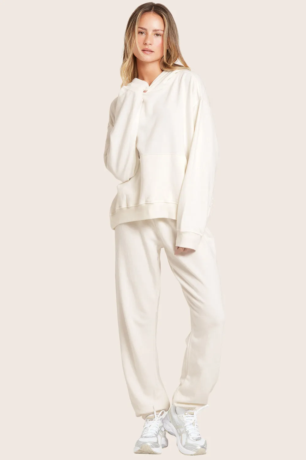 LIGHTWEIGHT SWEATS CLASSIC SWEATPANTS - BLANC sold by SETactive product image thumbnail 4