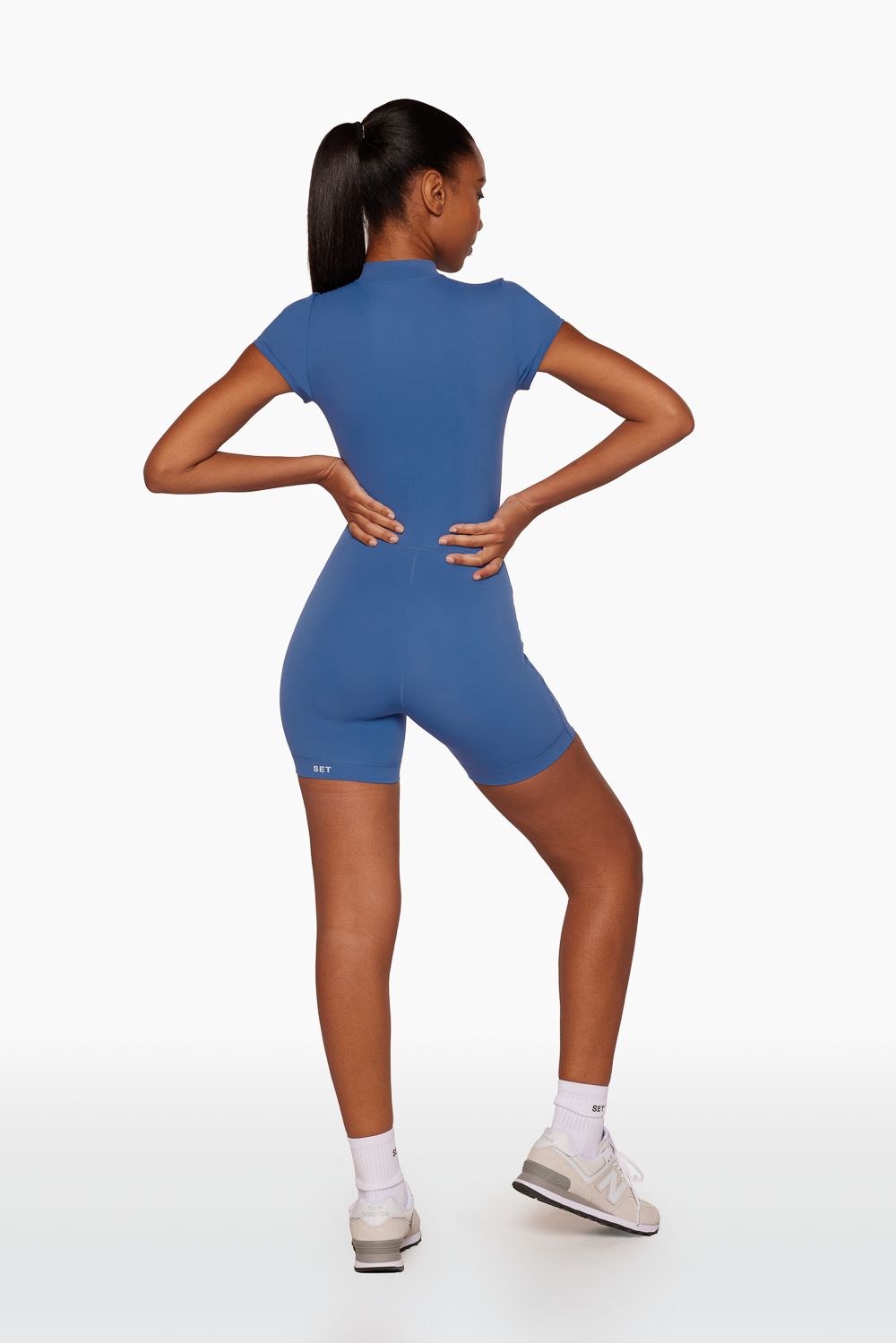 SPORTBODY® MOCK ZIP SHORTYSUIT - RIPPLE sold by SETactive product image thumbnail 3
