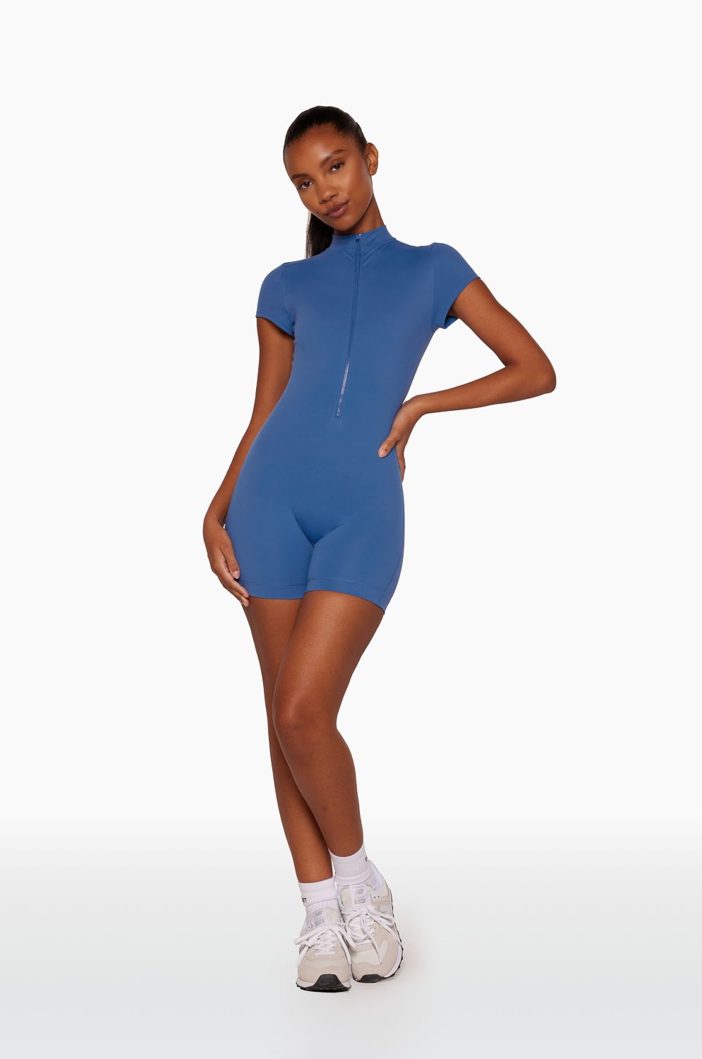 SPORTBODY® MOCK ZIP SHORTYSUIT - RIPPLE sold by SETactive
