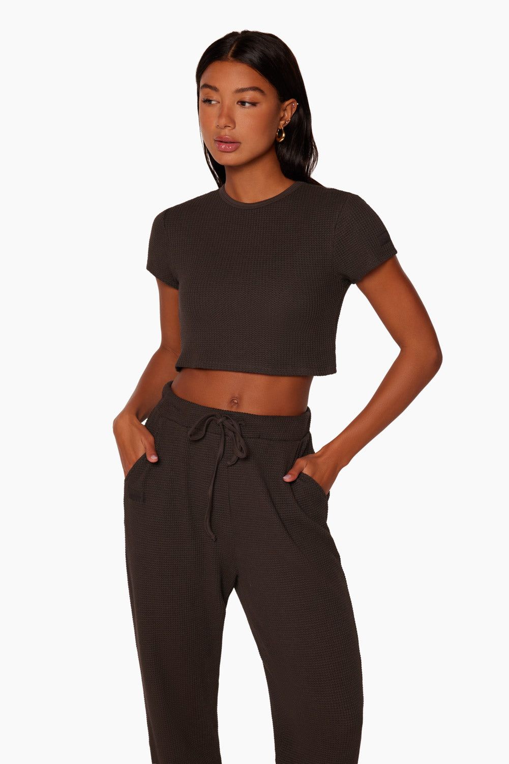 LOUNGE BABY TEE - ESPRESSO sold by SETactive