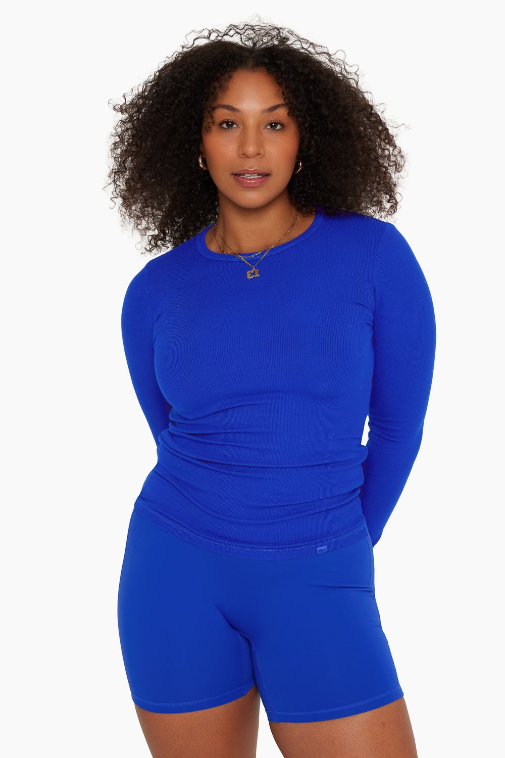 RIBBED MODAL ESSENTIAL LONG SLEEVE - REGAL sold by SETactive product image thumbnail 3