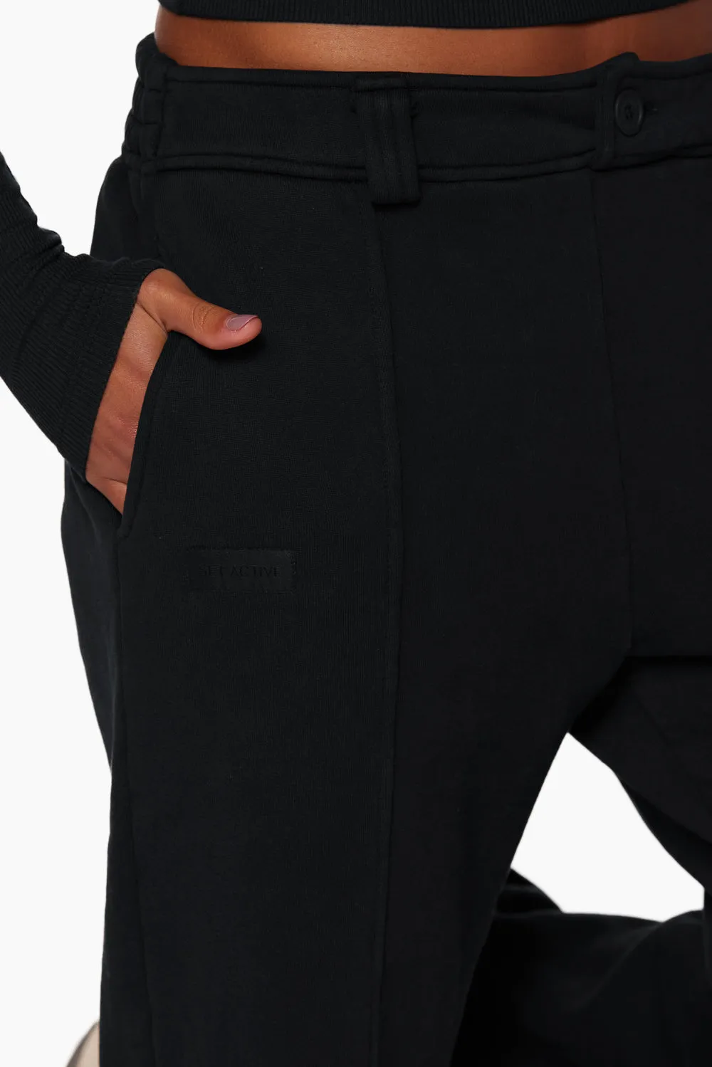 TROUSER SWEATPANTS - ONYX sold by SETactive product image thumbnail 4