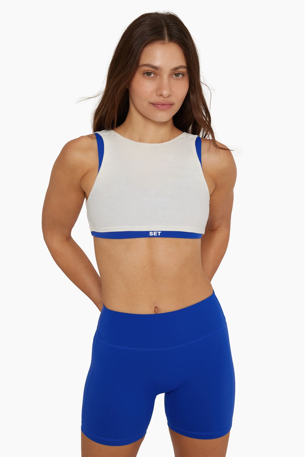 SPORTBODY® LAYERED TANK BRA - REGAL sold by SETactive