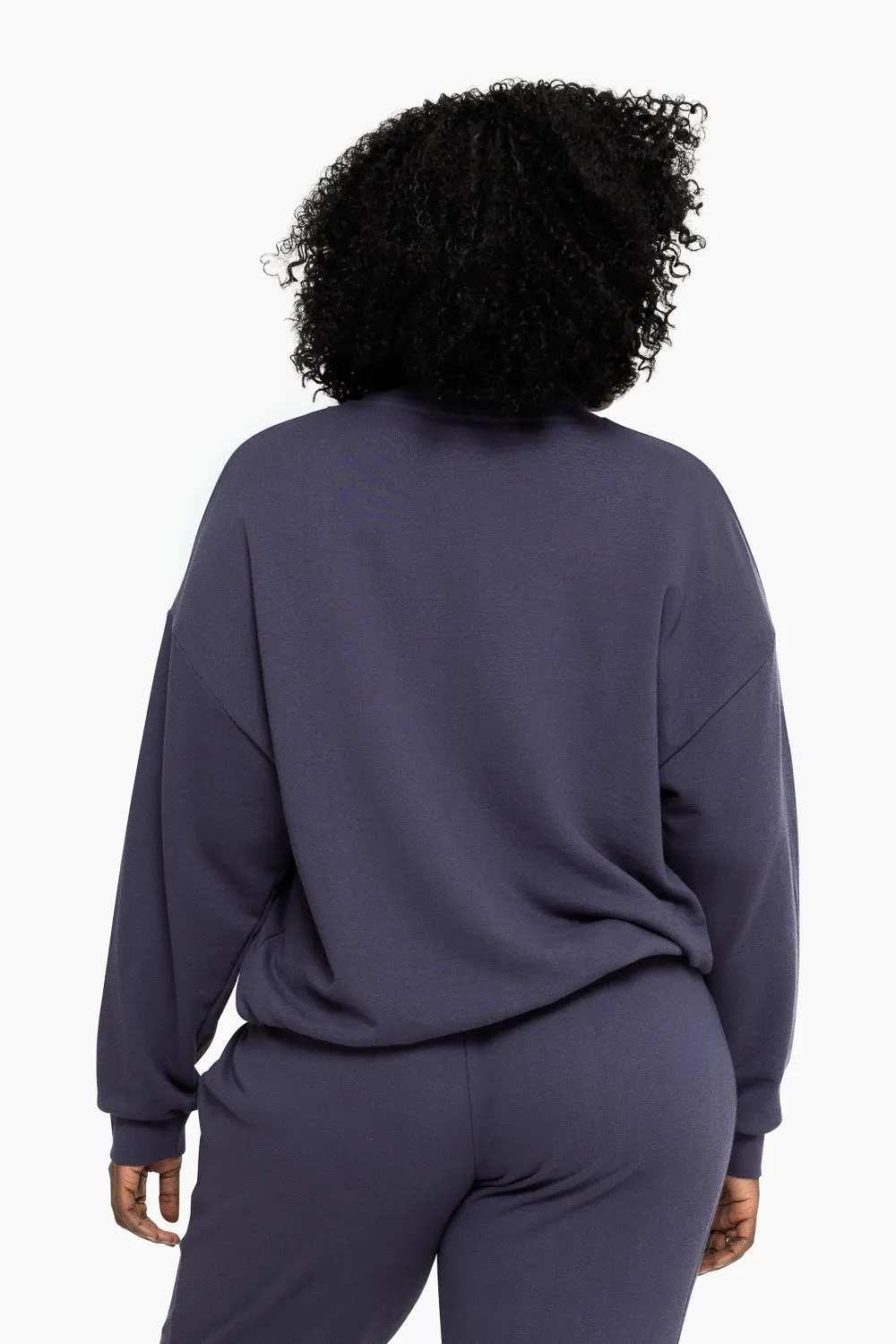 LIGHTWEIGHT SWEATS QUARTER ZIP - GALAXY sold by SETactive product image thumbnail 2