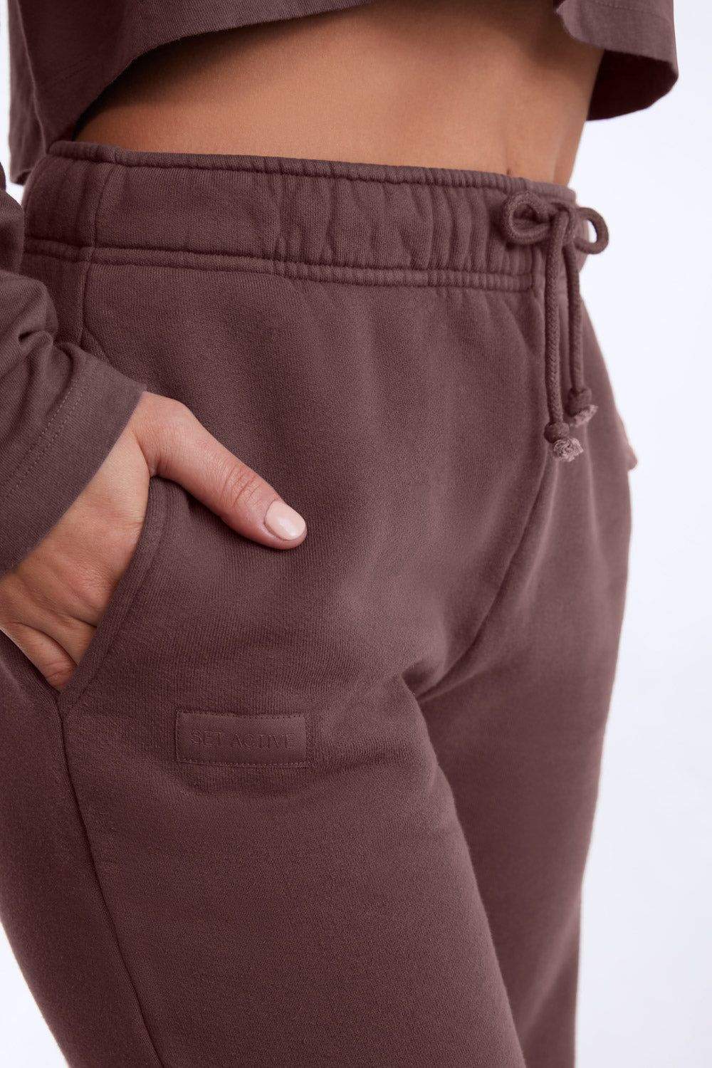 WIDE LEG SWEATPANTS - PEPPER sold by SETactive product image thumbnail 2