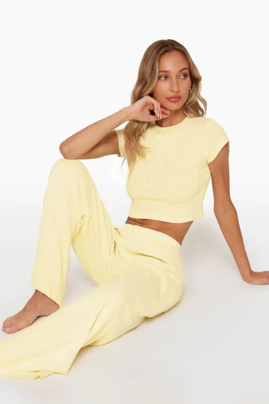 POINTELLE BABY TEE - BUTTERCUP sold by SETactive