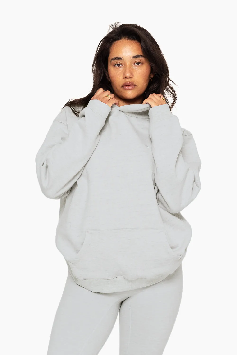 HEAVYWEIGHT SWEATS HOODIE - HEATHER GREY sold by SETactive product image thumbnail 4
