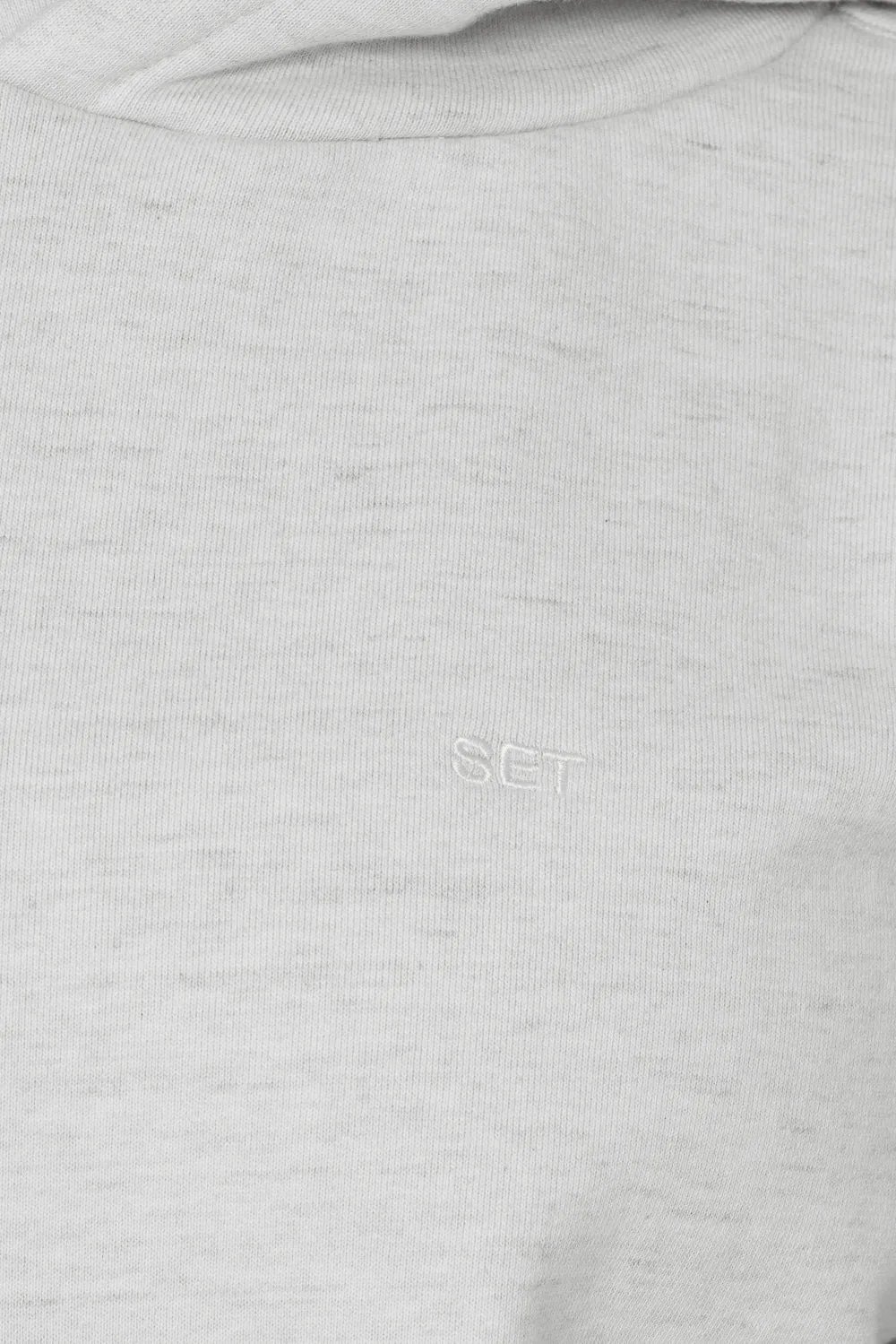 HEAVYWEIGHT SWEATS HOODIE - HEATHER GREY sold by SETactive product image thumbnail 3