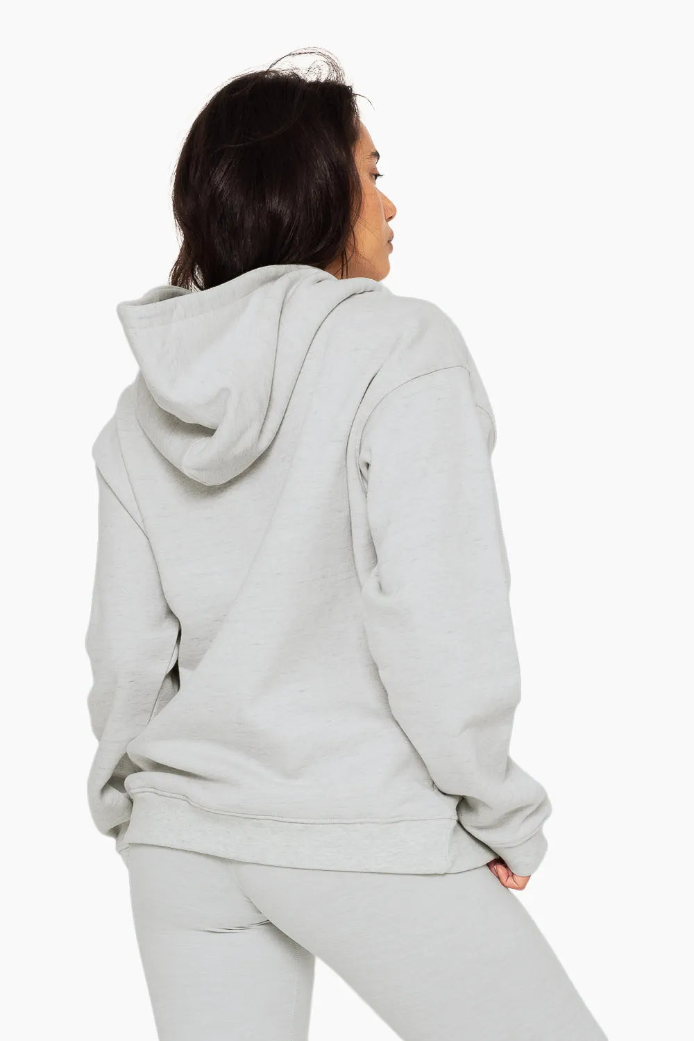 HEAVYWEIGHT SWEATS HOODIE - HEATHER GREY sold by SETactive product image thumbnail 5