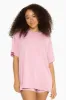 SLEEP JERSEY OVERSIZED BOYFRIEND SLEEP TEE - PEONY sold by SETactive