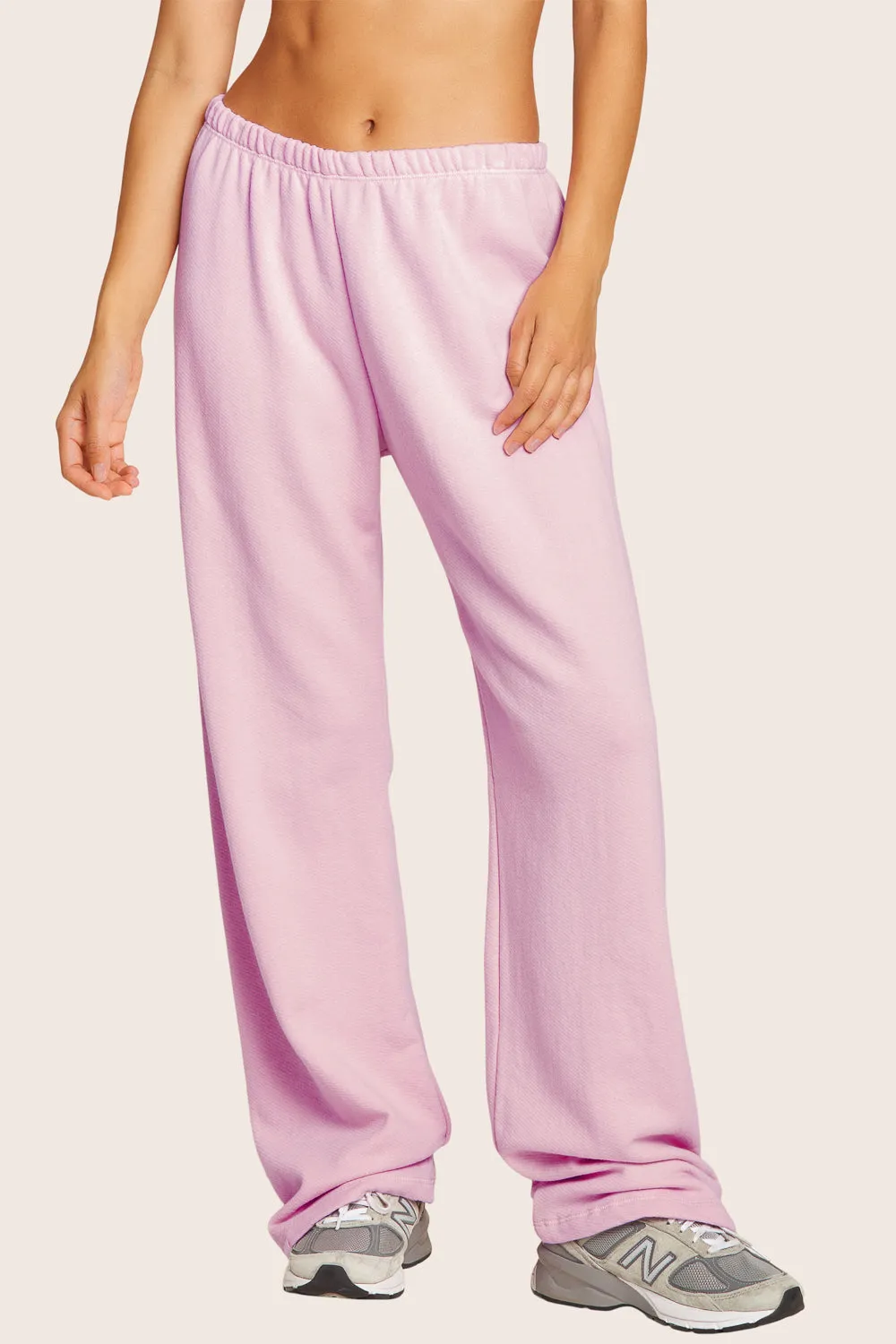 LIGHTWEIGHT SWEATS CLASSIC STRAIGHT LEG SWEATPANTS - PRIMROSE sold by SETactive