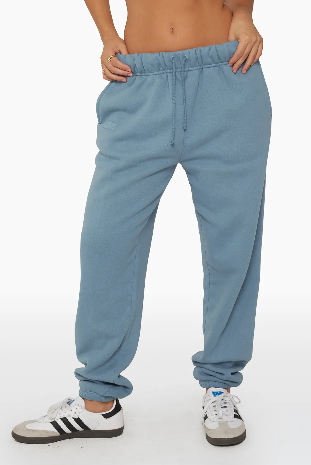 HEAVYWEIGHT SWEATS DRAWSTRING SWEATPANTS - STEEL sold by SETactive