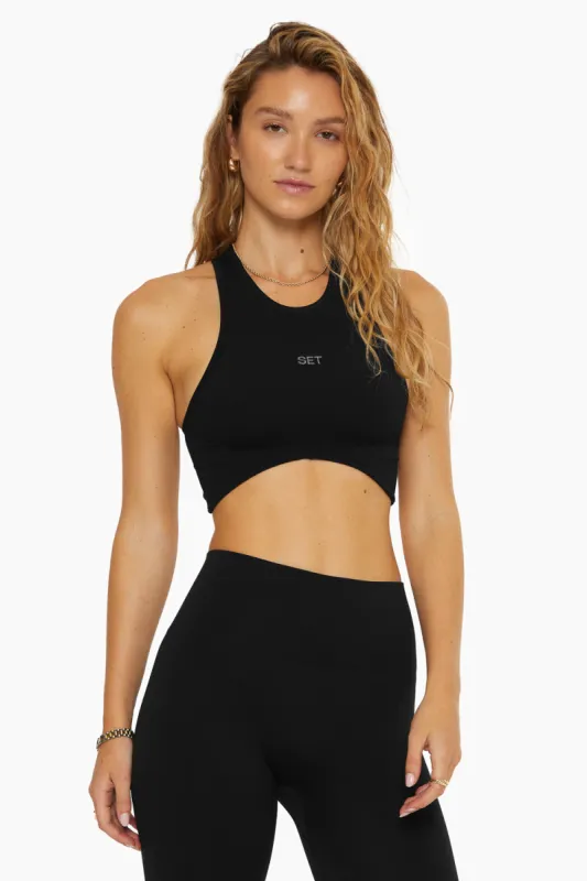 SCULPTFLEX® HIGH NECK ANGLE BRA - ONYX sold by SETactive