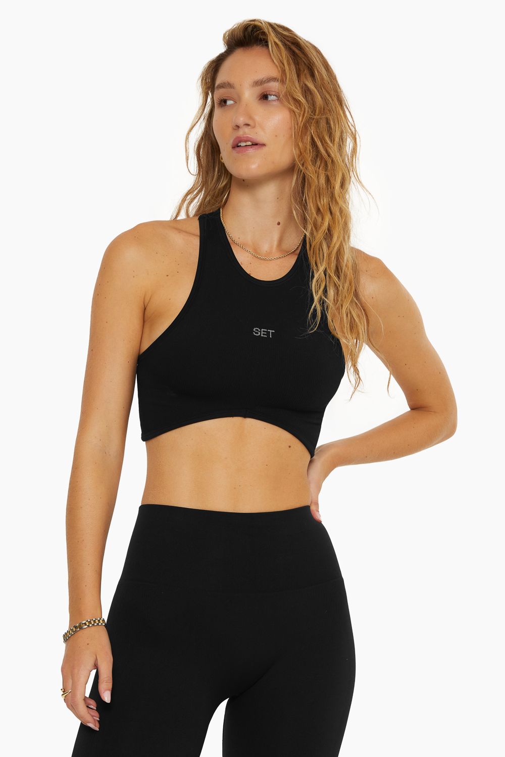 SCULPTFLEX® HIGH NECK ANGLE BRA - ONYX sold by SETactive product image thumbnail 3