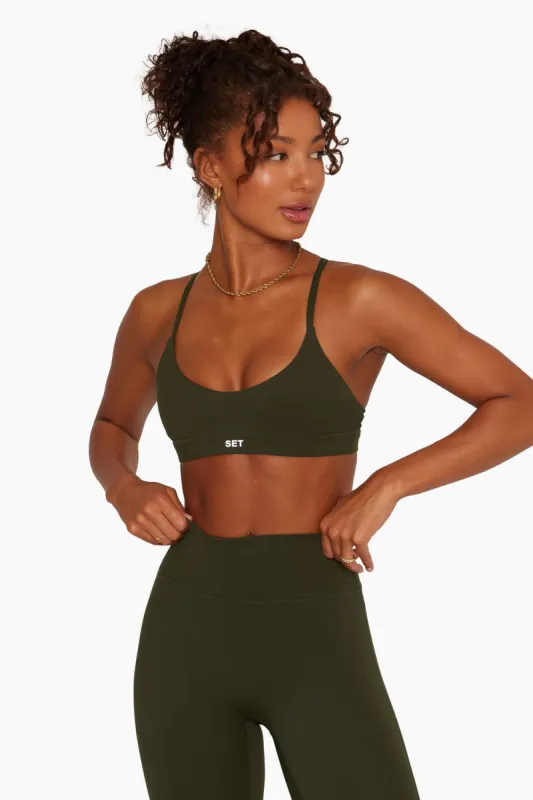 SPORTBODY® CROSS V BRA - AFTER HOURS sold by SETactive