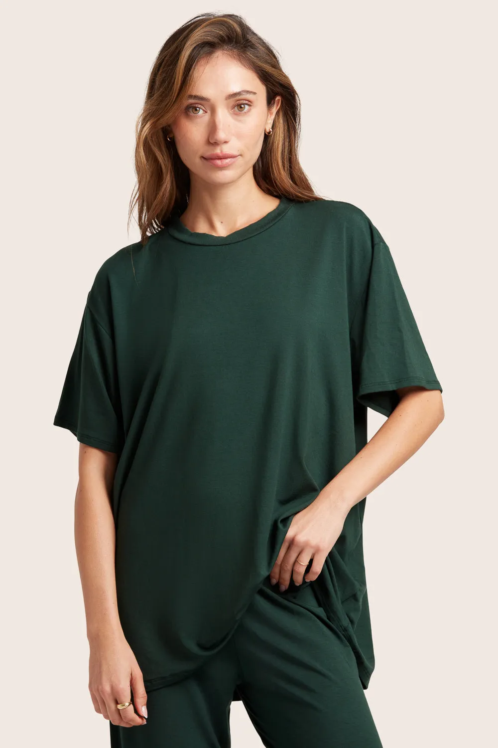 SLEEP JERSEY OVERSIZED BOYFRIEND SLEEP TEE - ABYSS sold by SETactive
