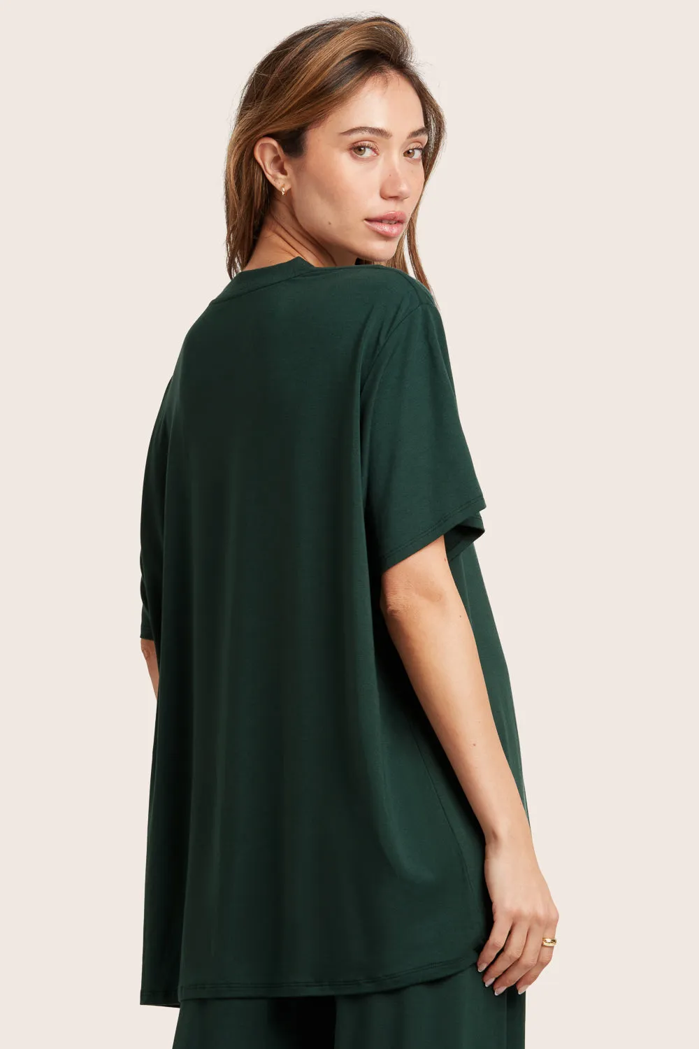 SLEEP JERSEY OVERSIZED BOYFRIEND SLEEP TEE - ABYSS sold by SETactive product image thumbnail 2