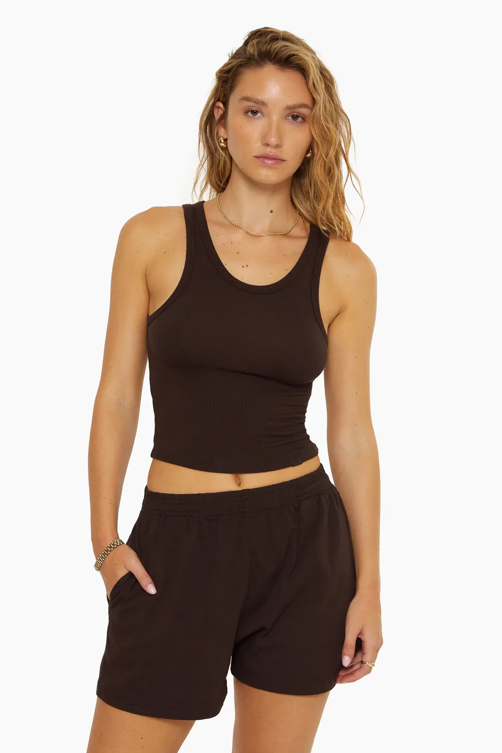 SUNDAY TANK - ESPRESSO sold by SETactive