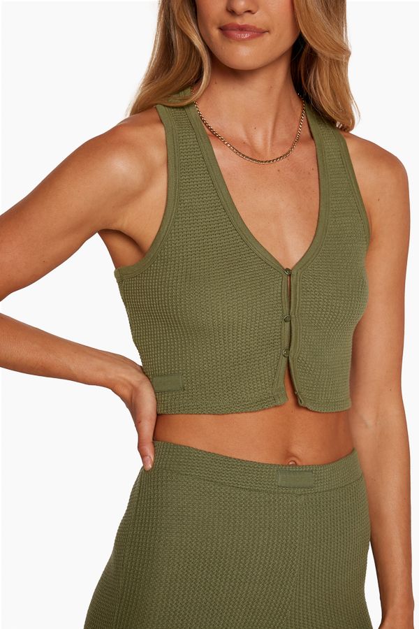 LOUNGE VEST TANK - CLOVER sold by SETactive