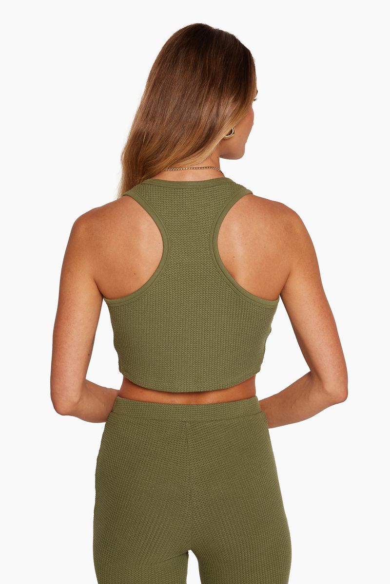 LOUNGE VEST TANK - CLOVER sold by SETactive product image thumbnail 3