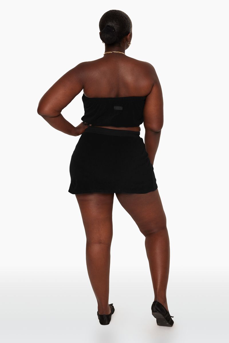 TERRY TIE SKIRT - ONYX sold by SETactive product image thumbnail 3