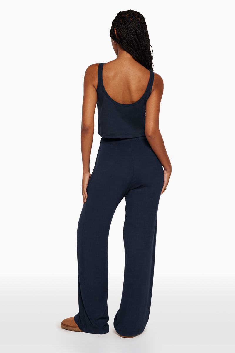 RIBBED WIDE LEG PANTS - OXFORD sold by SETactive product image thumbnail 3