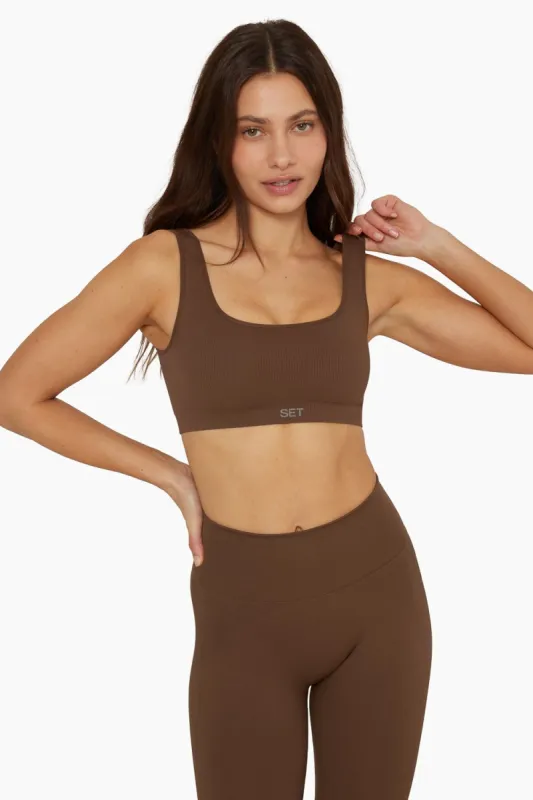 SCULPTFLEX® BOX CUT BRA - BARK sold by SETactive