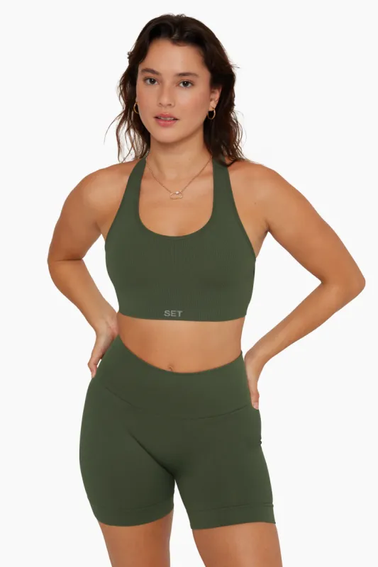 SCULPTFLEX® RACER BACK BRA - WILLOW sold by SETactive