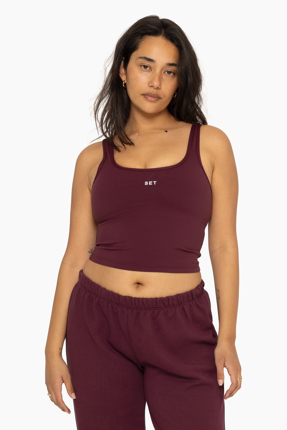 SPORTBODY® DOUBLE SCOOP TANK BRA - REDWOOD sold by SETactive product image thumbnail 4