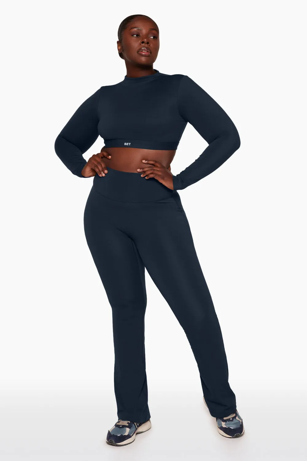 SPORTBODY® FLARE LEGGINGS - OXFORD sold by SETactive product image thumbnail 2